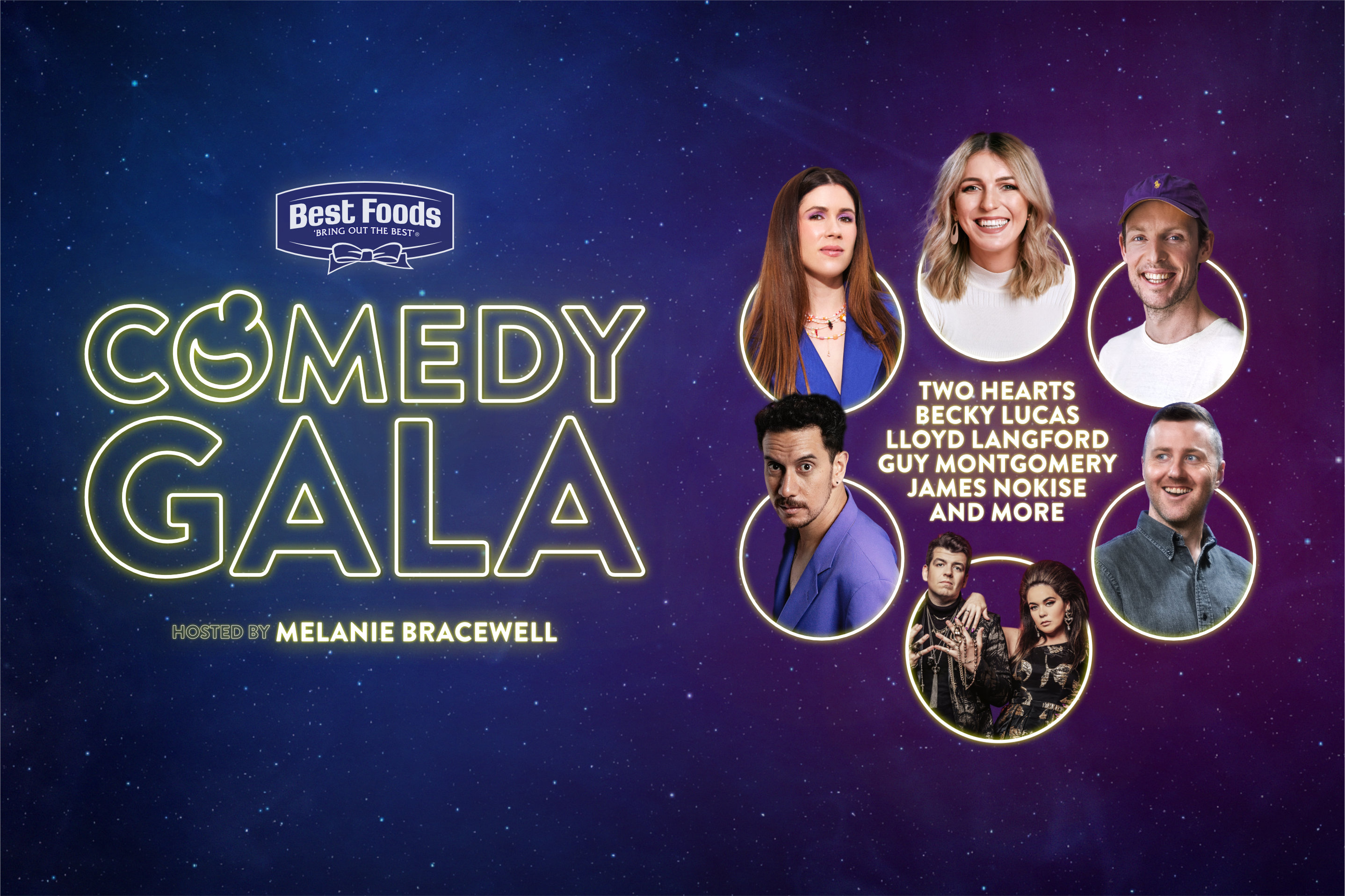 Full line-up announced for 2023 Best Foods Comedy Gala!